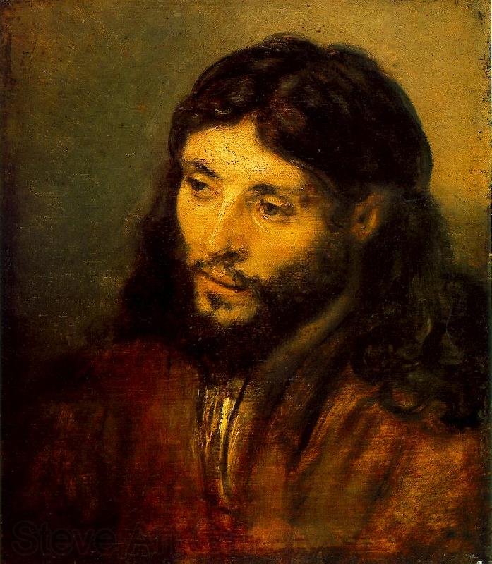 REMBRANDT Harmenszoon van Rijn Young Jew as Christ Spain oil painting art
